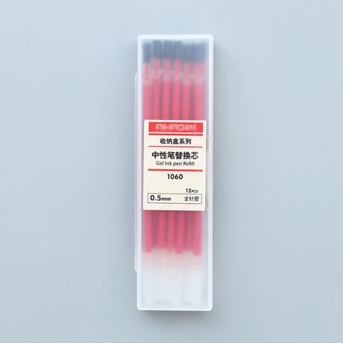 

100pcs/lot Classic gel pen refill Blue black red pen ink Canetas School stationery stylo Office zakka supplies (tt-3014)
