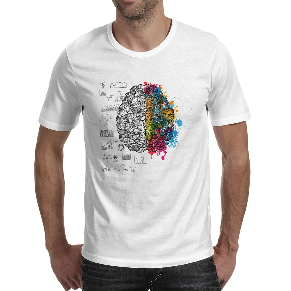 Футболка с надписью «Geek Brain», футболка с надписью «Science Chemistry», «biology Art», «geology Math Physics», модная футболка в стиле панк, Повседневная футболка унисекс в забавном стиле
