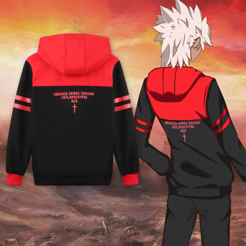 Аниме пальто Fate Apocrypha Amakusa Shirou Tokisada костюм унисекс куртка на молнии женский размер
