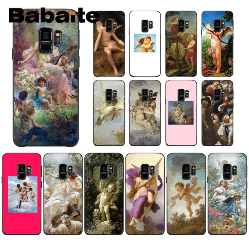 Чехол для телефона Babaite Angel Cupid Art Paint чехол Samsung Galaxy s10 s10plus s9 s8 plus s7 s6edge|Бамперы| |