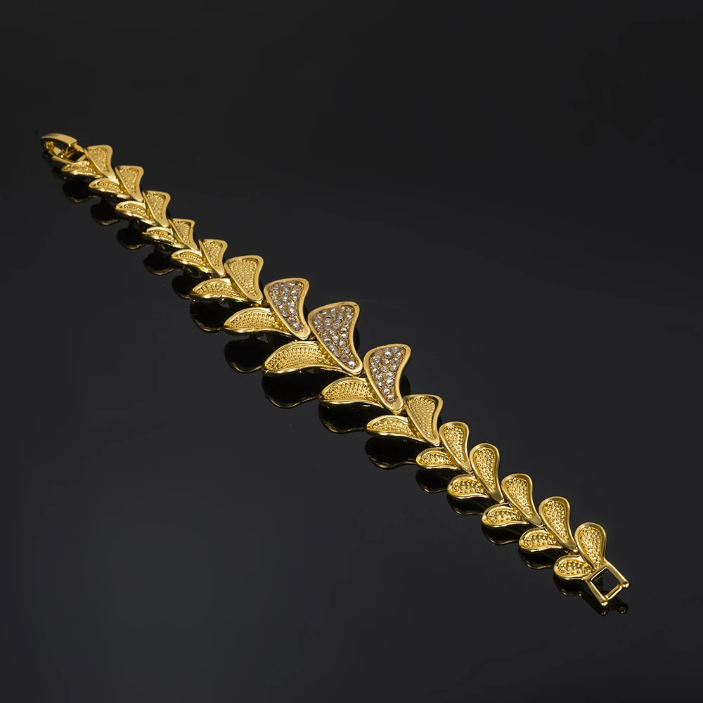 BAUS Свадебный комплект ювелирных изделий в Дубае нигерийские женские браслеты