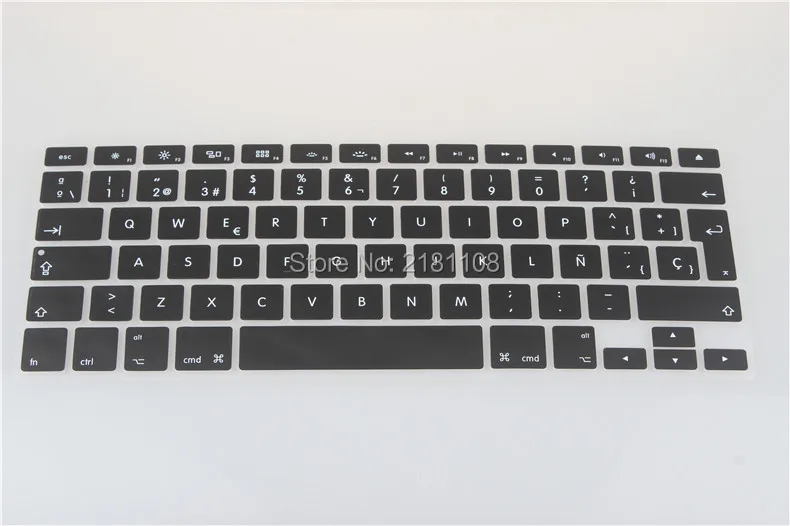 Чехол для клавиатуры с испанской раскладкой SP 2 шт./лот кожаная пленка MACBOOK PRO AIR