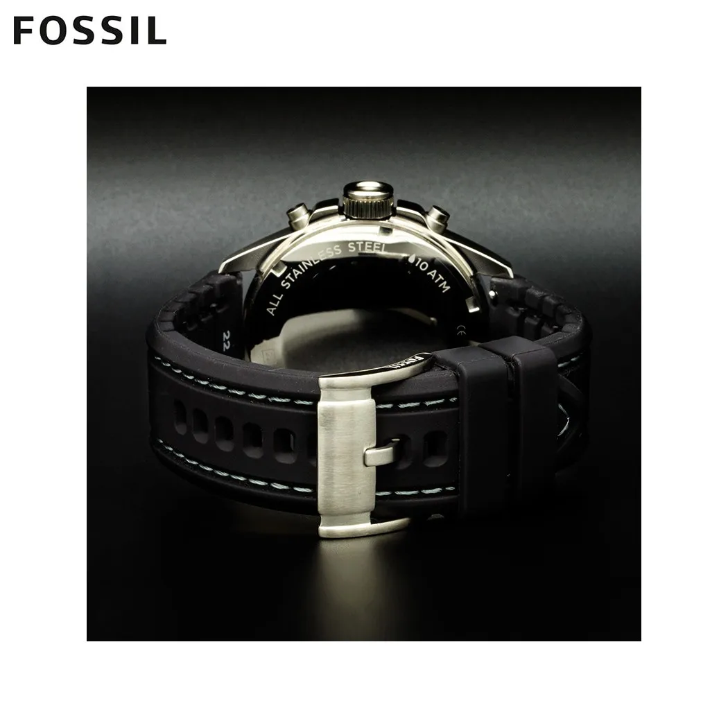 Наручные часы Fossil CH2573IE мужские с кварцевым хронографом на пластиковом