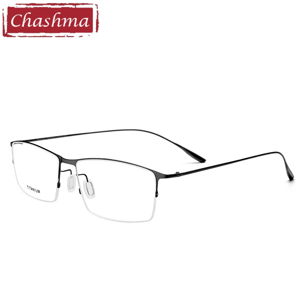 Мужские очки Chashma высококачественные полуоправы в полуоправе легкие при