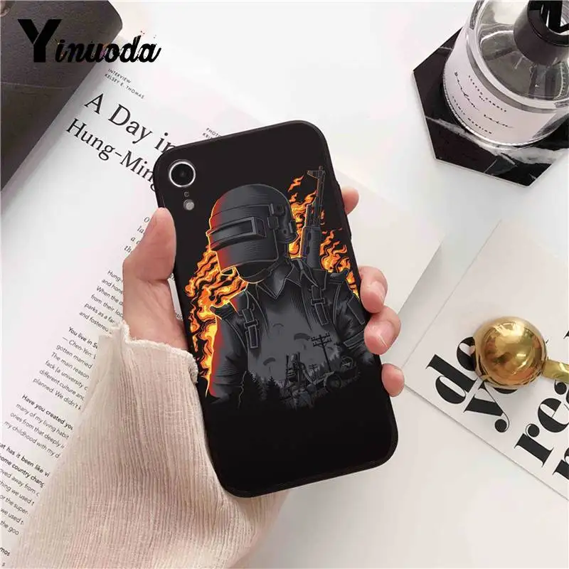 Yinuoda Hot Game PUBG Winner Phone Case for iPhone 8 7 6 6S 6Plus X XS MAX 5 5S SE XR 10 Cover 11 pro max | Мобильные телефоны и