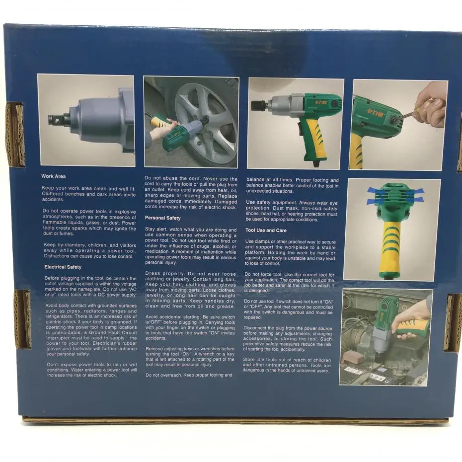 Электрический Компактный ударный гайковерт для автомобиля скорость машины 300