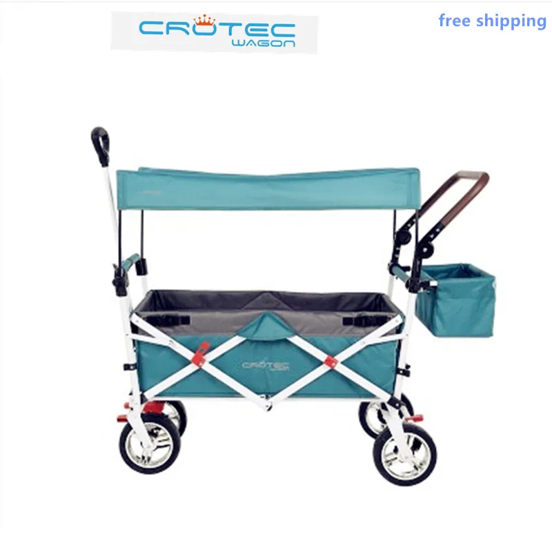 Crotec wagon CROTEC WAGON детская тележка прицепы для близнецов велосипедный прицеп легкий