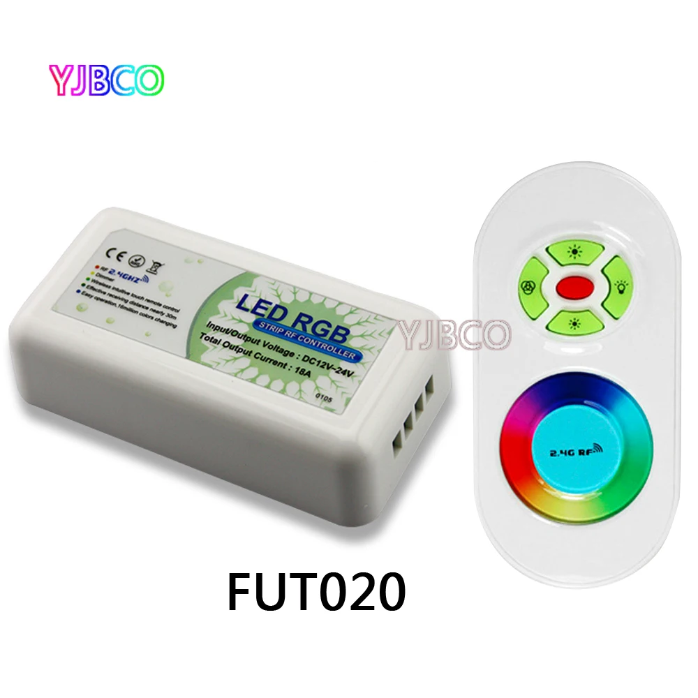 Milight FUT020 2 4G 5 кнопочный ключ 10A rf светодиодный RGB контроллер для 5050 3528 3014