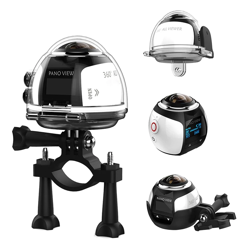 Прямая Фабрика VR 4 K Wifi видео мини 2448*2448 HD панорама действие 30 м водонепроницаемая