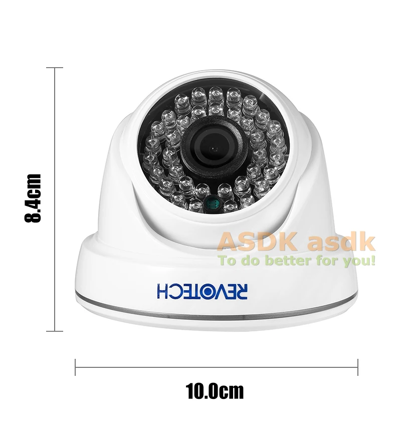 HD 1080P светодиодный ИК домашняя IP камера 12 В/48 В 2.0MP купольная безопасности ONVIF