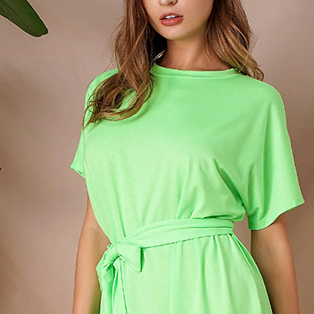 S-XL сексуальные женские летние мини-платья модное женское платье с круглым