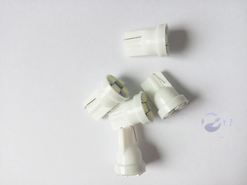 Автомобильные мигающие 200 шт. T10 4SMD светодиодные лампы 1210 3528 клиновидные 12 В