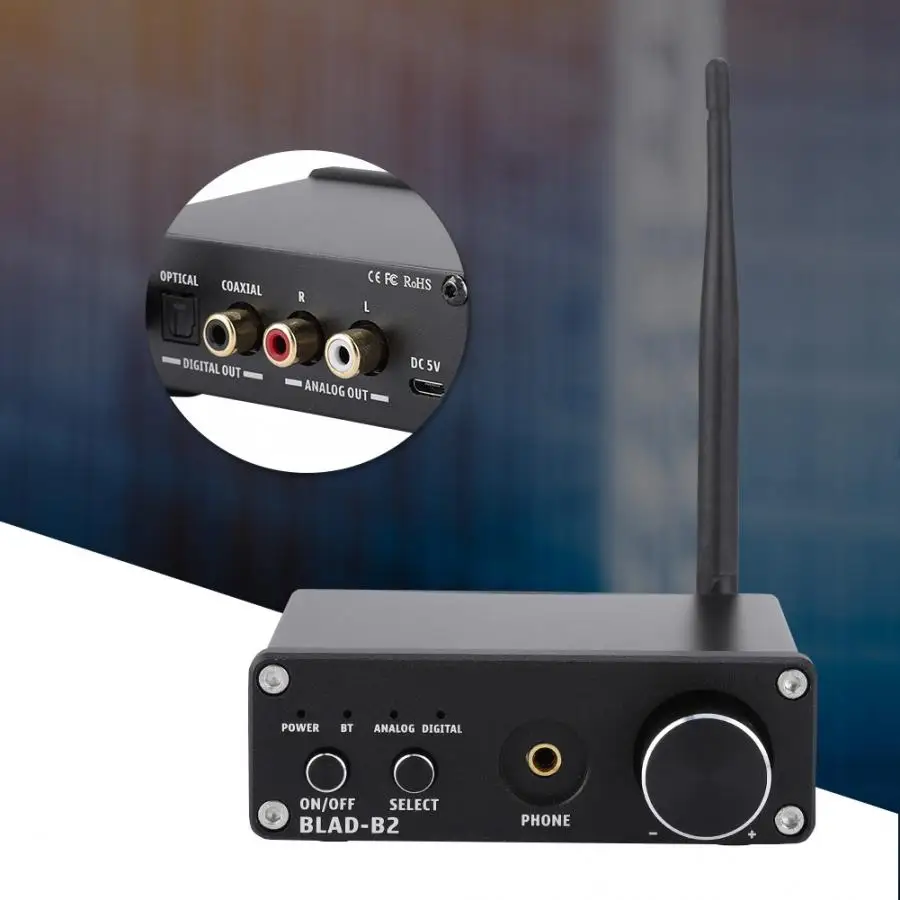 BLAD B2 Bluetooth 5 0 Mini USB DAC аудио декодер для наушников цифровой усилитель с