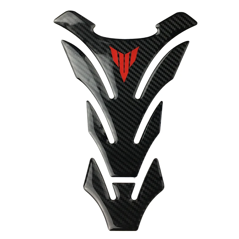 Настоящий углеродный бак мотоцикла Наклейка Эмблема Для Yamaha MT 09 10 03 01 25