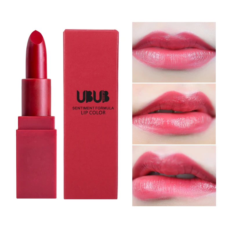 UBUB 5 цветов помады плавное увлажнение длительный Водонепроницаемый Lip Stick