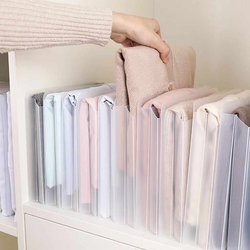 Gadgets For Folding Clothes Convenient Lazy Clothes Stacking Board Organizer Home Storage Organization