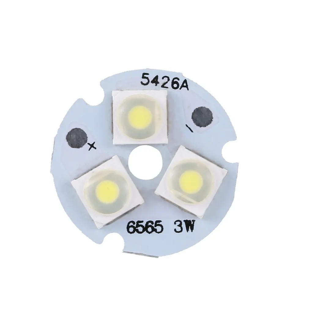 3W чистый белый 3 LED SMD 6565 светильник алюминиевый базовый модуль алюминиевая доска