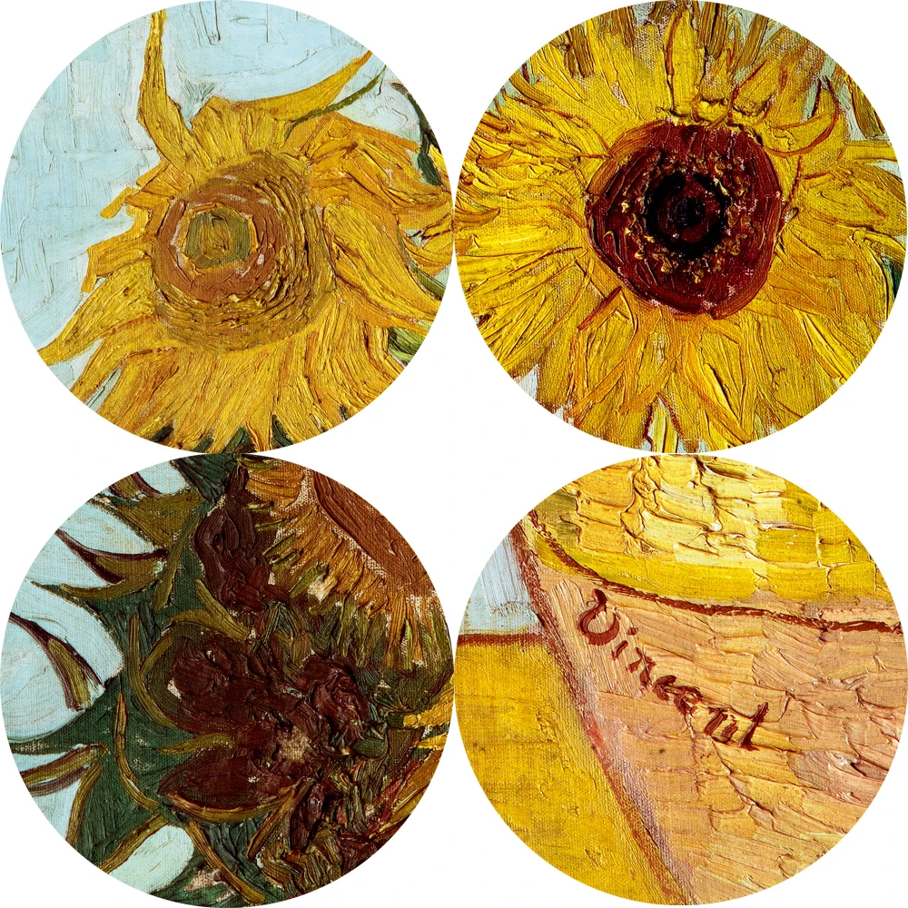 

Van Gogh Chrysanthemum HD Print Paintings On the Wall Flowers Oil Paintings Famous Paintings Reproductions No Frame Living Room