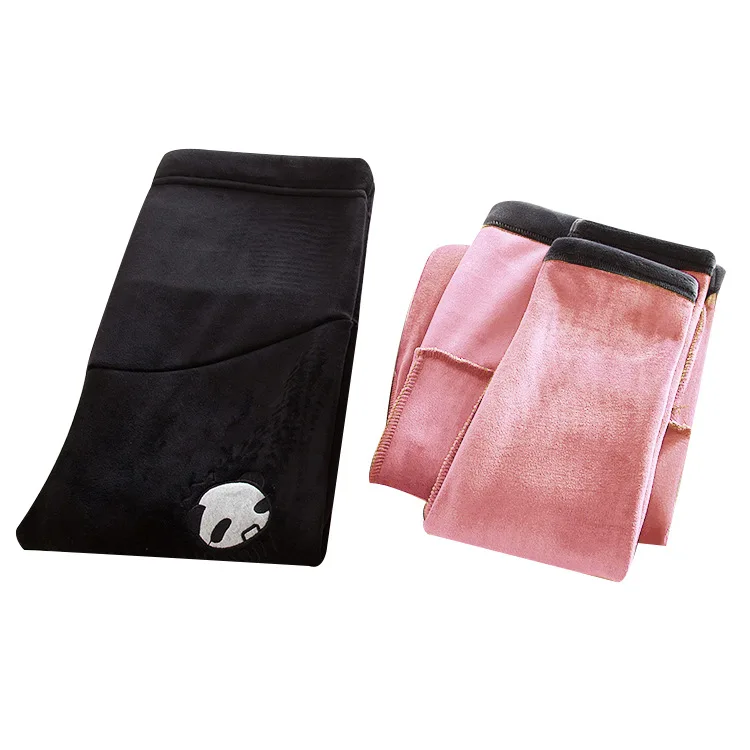 Модные бархатные Леггинсы для беременных женщин Зимняя Теплая Одежда модные