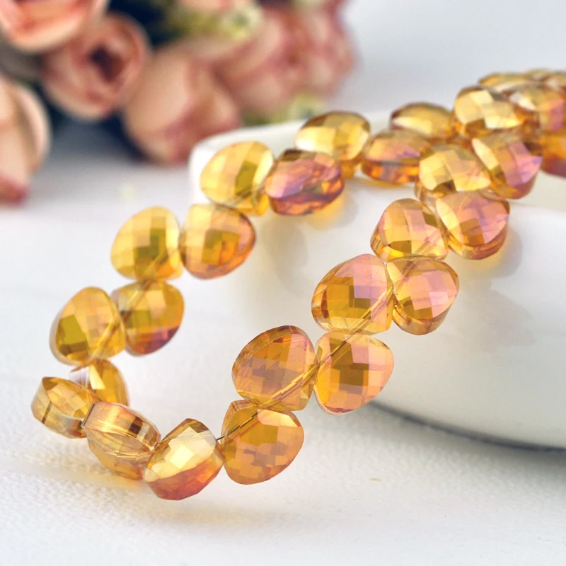 Хрустальные бусины 9x10 мм Граненые Бусины для люстр ювелирные изделия в форме