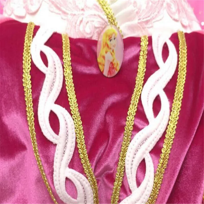 Детское платье принцессы Спящая красавица Аврора детское праздвечерние для