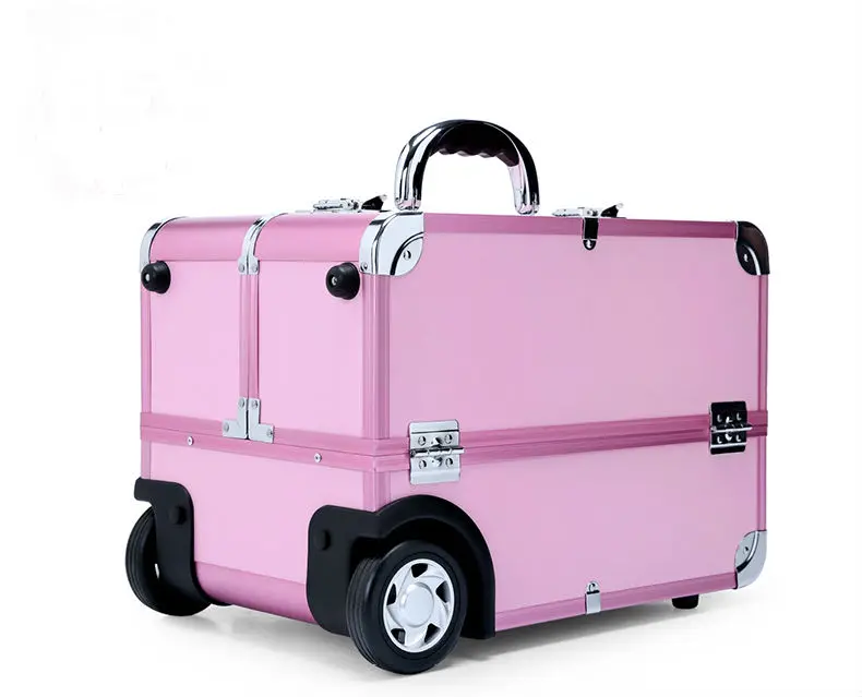 Алюминиевый складной органайзер для ювелирных изделий косметический чехол