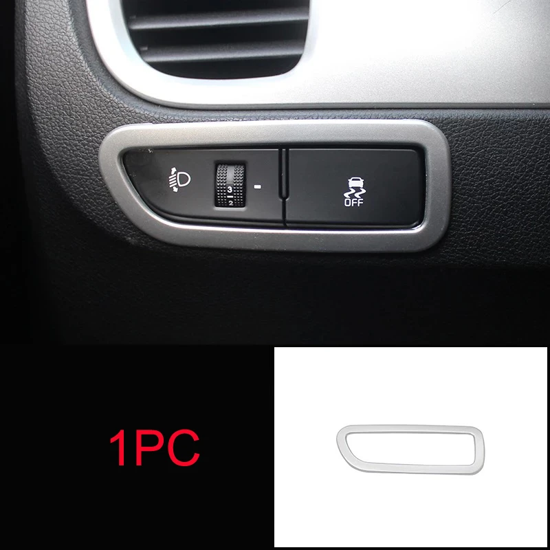 Для KIA K2 2017/KX CROSS 2017 1 шт. ABS Хромированная Крышка для регулировки фар автомобиля