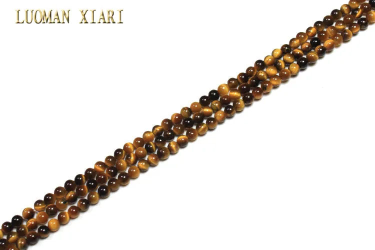 Tiger eye stone AAA 3 мм натуральный камень бусины розовый кварц кристалл Аметист, Агат для самостоятельного изготовления ювелирных изделий браслет материал Strand 15'' - Цвет: Tiger eye stone