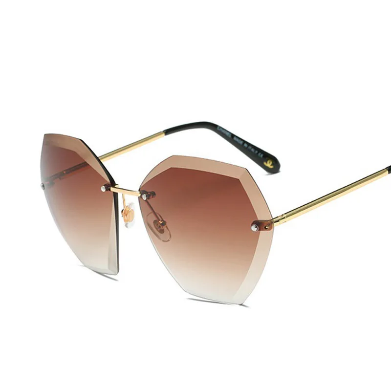 Для женщин модные оправы Солнцезащитные очки для сплава негабаритных Рамки