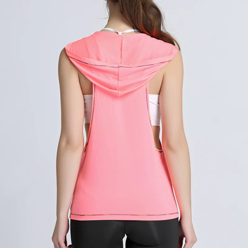 Новейший Топ Для Йоги со шляпой фитнес женская спортивная одежда футболка