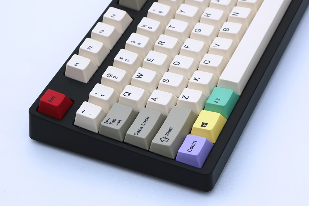 Ретро Стиль Серый/бежевый 108/154 клавиш краситель сублимированный pbt keycap для механической клавиатуры Cherry filco Ducky keycap Вишневый профиль