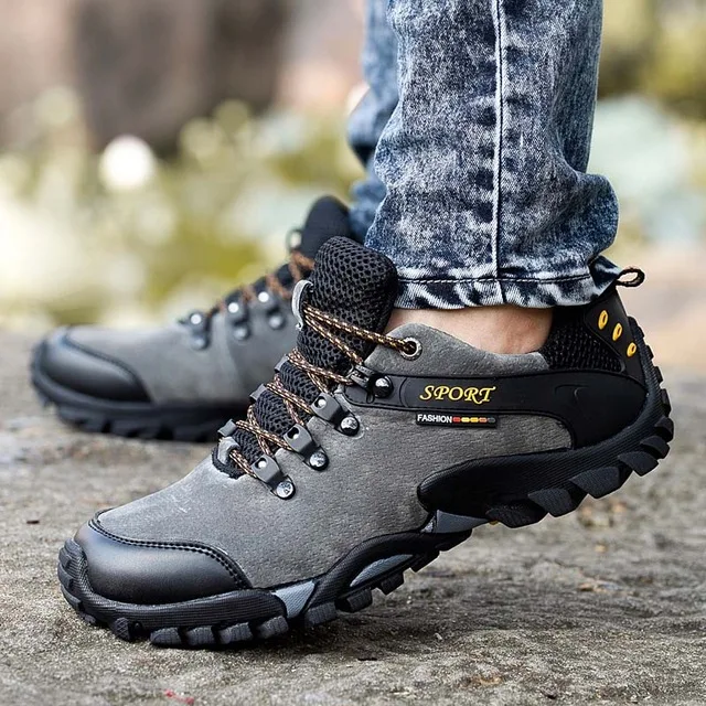 Мужская нескользящая обувь для походов дышащая походная активного отдыха