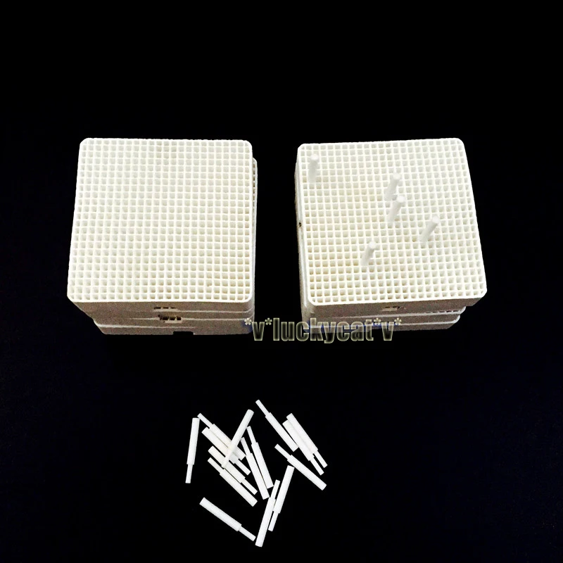 6 шт. квадратные сотовые обжимные лотки для стоматологической лаборатории с 20
