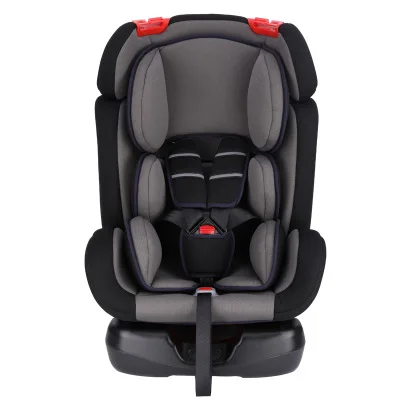 Детское автомобильное безопасное сиденье ISOfix, автомобильное защелкивающееся сиденье с пятью точками, детское сиденье, регулируемое автомобильное сиденье для безопасности 0~ 12 лет - Цвет: black