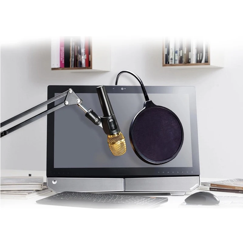 Микрофон KTV Mic ветер скрин фильтр Professional двухслойная сетка ветрового стекла Studio