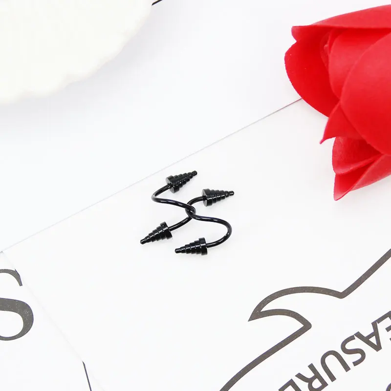 Серьги пусеты в стиле панк хип хоп унисекс женские и мужские украшения для