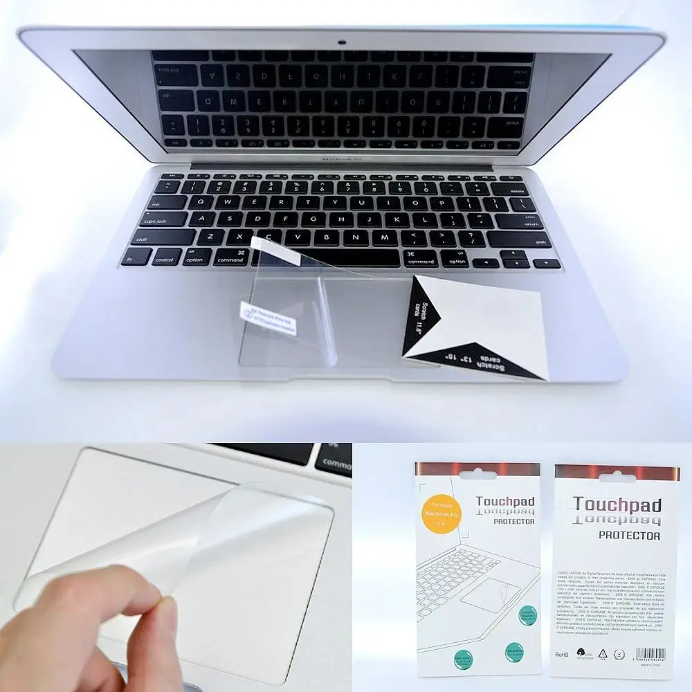Для Mac Book Protector Клавиатура Сенсорная панель прозрачная пленка наклейка для Apple