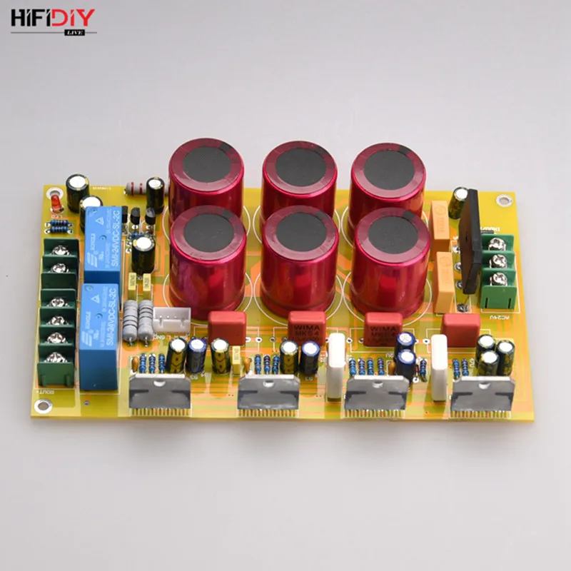 DIY fever 2,1 канальный TDA7293 сабвуфер аудио усилитель доска 80 Вт* 2+ 160 Вт с защитой