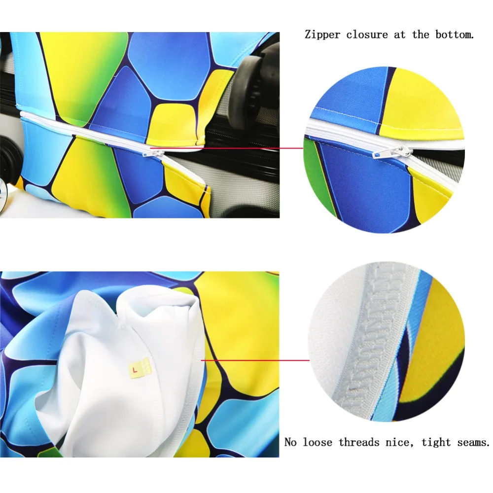 Чехлы для чемоданов Защитные чехлы эластичный чехол багажа плотный пылезащитный