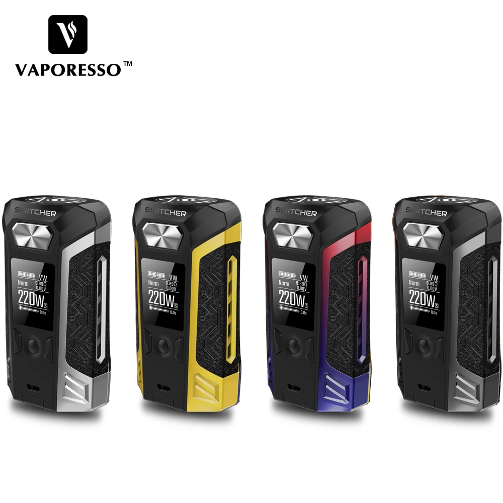 Оригинальный переключатель Vaporesso TC коробка мод 220 Вт электронная сигарета Vape для