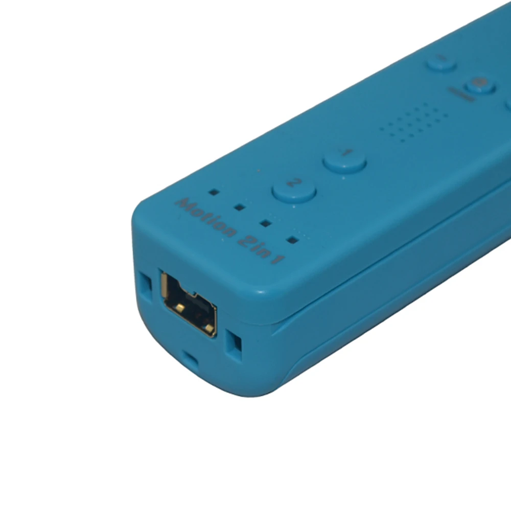 100 шт. 2 в 1 Встроенный Motion Plus пульт дистанционного управления светло синий