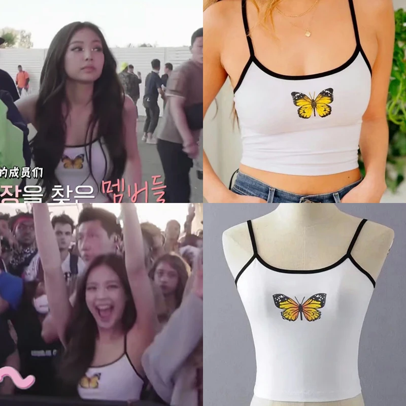 Kpop Корейская знаменитость одинаковая уличная одежда пикантная облегающая