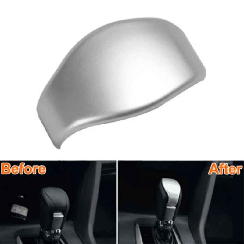 Серебристый Авто хромированный ABS чехол для рычага переключения передач отделка