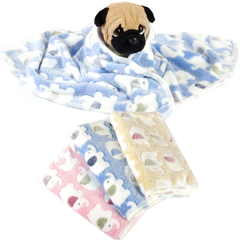 Теплое фланелевое одеяло для домашних животных коврик собаки и кошки спальный