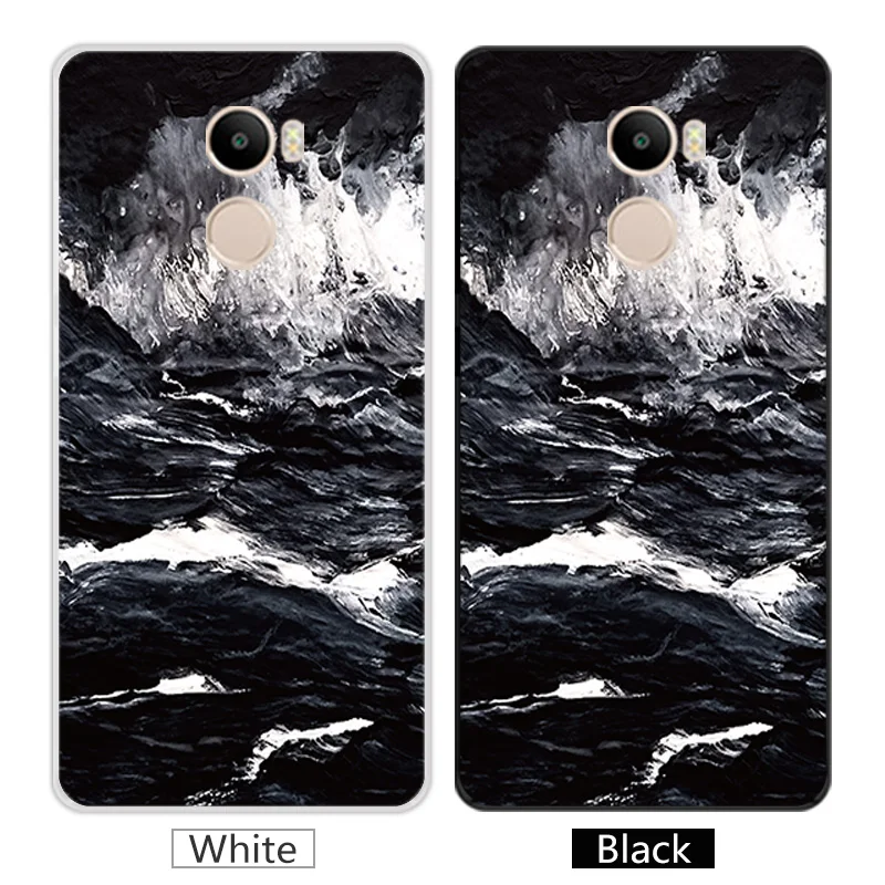 5.0 inch For Xiaomi Redmi 4 Dark Phone Case Clear Soft TPU Silm Silicone Redmi4 Back Black Cover Capa |