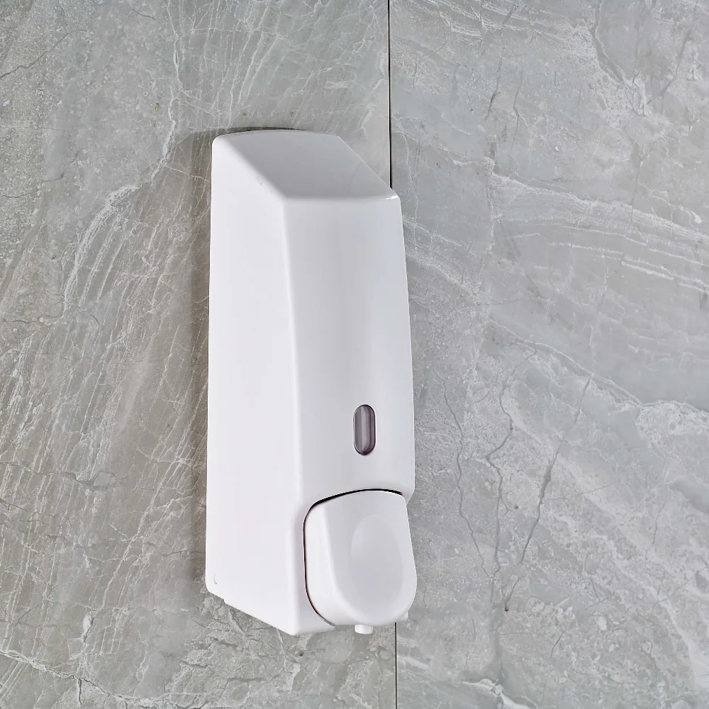 New Arrival US Free Shipping Modern Style Plastic Soap Dispenser Bathroom Liquid Holder Bottle Wall Mounted | Обустройство дома