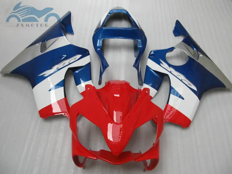 

100% Injection molding fairing for 2001 2002 2003 CBR 600F4i red blue custom fairings kit 01 02 03 CBR600 F4i CBR600F4I bodykit