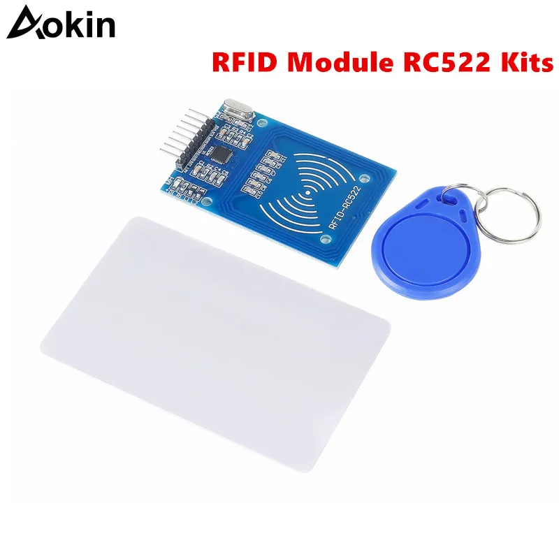 RFID модуль RC522 13 56 МГц 6 см с биркой|Интегральные схемы| |