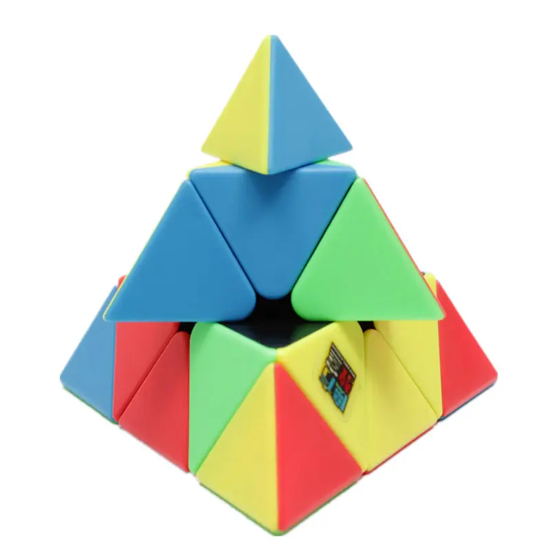 Stickerless Moyu 3x3 Pyraminx кубик рубика Moyu Meilong Pyramid волшебный куб головоломка 3x3 куб профессиональные головоломки игрушки для детей Детские Подарочные игрушки - Цвет: Stickerless