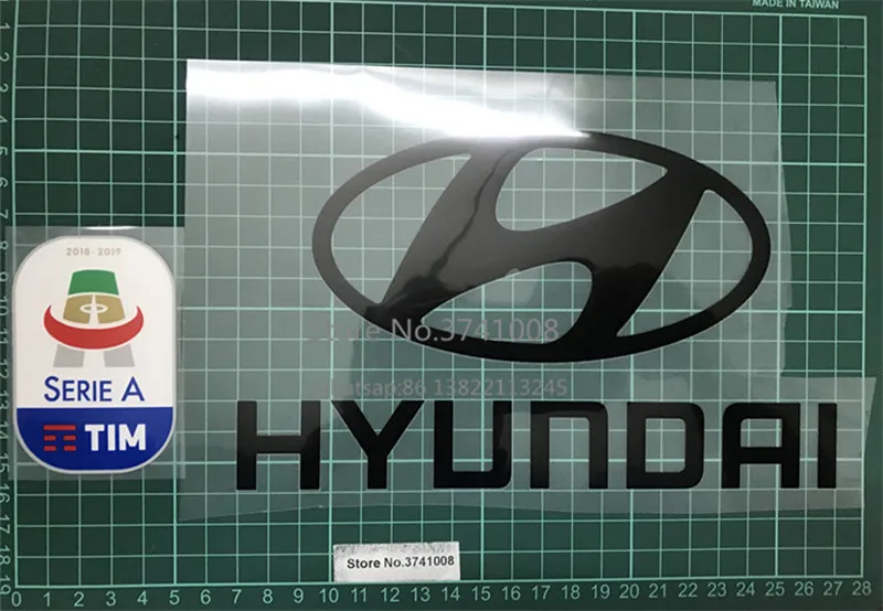 Значки итальянской лиги roma home Off HYUNDAI патчи